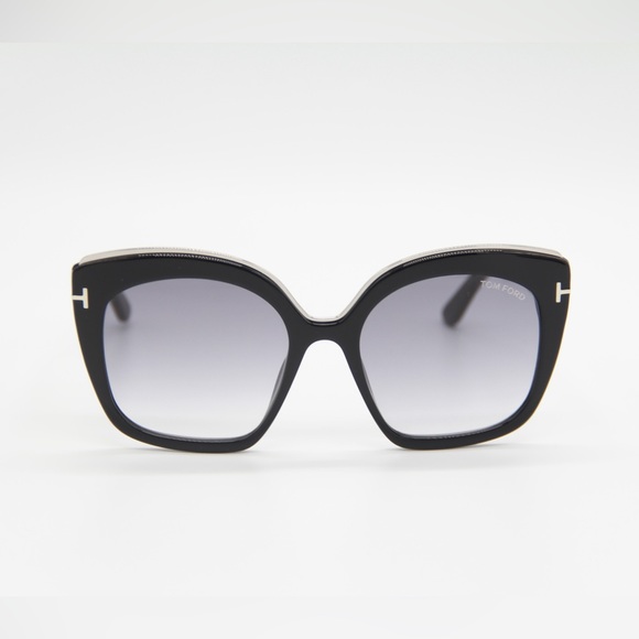 NEW TOM FORD CHANTALLE WOMEN SUNGLASSES TOM FORD TF944 01B EYEWEAR FT0944/S - Picture 9 of 13